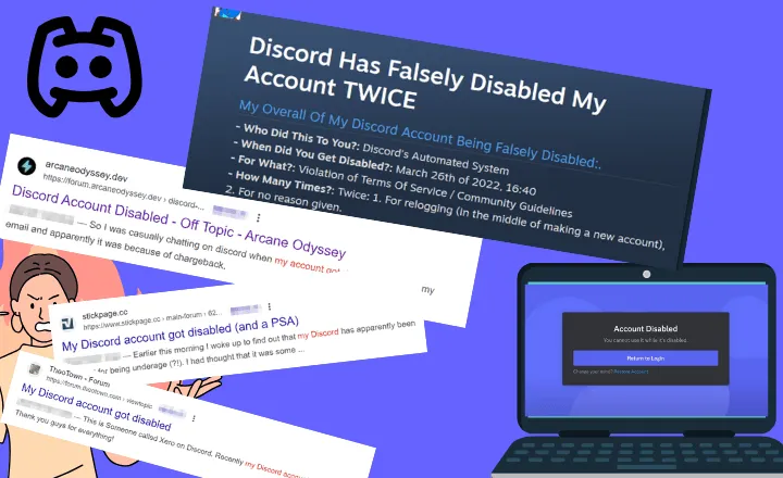 Tại sao tài khoản Discord bị vô hiệu hóa?